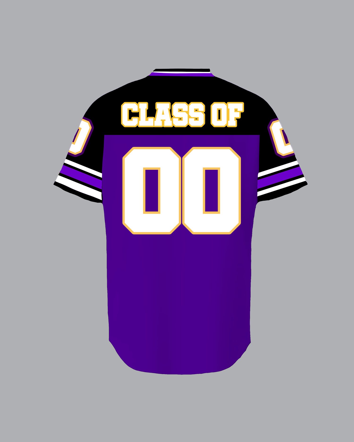 Image of Blount Black and Purple Pullover Jersey