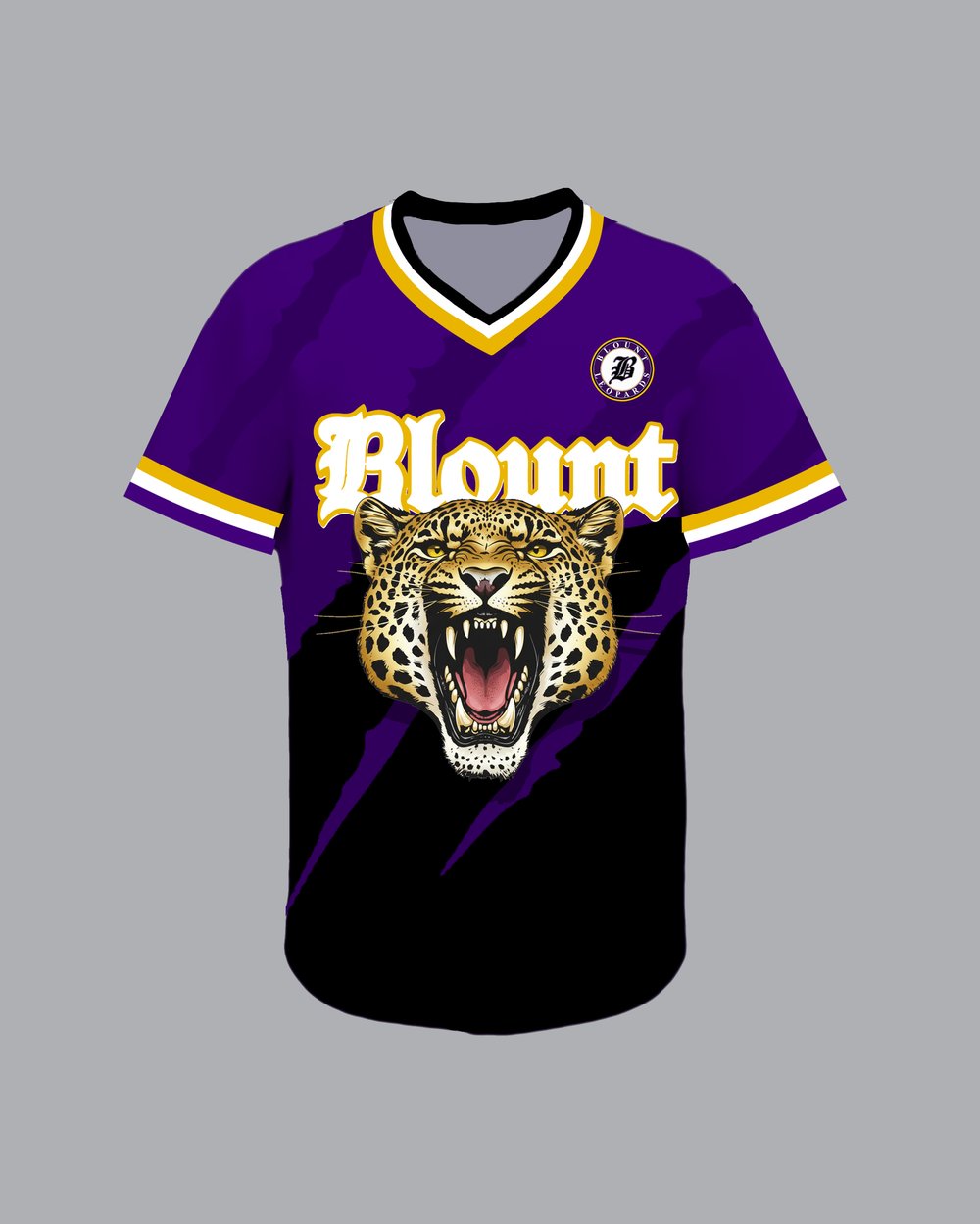 Image of Blount Leopard Pullover Jersey