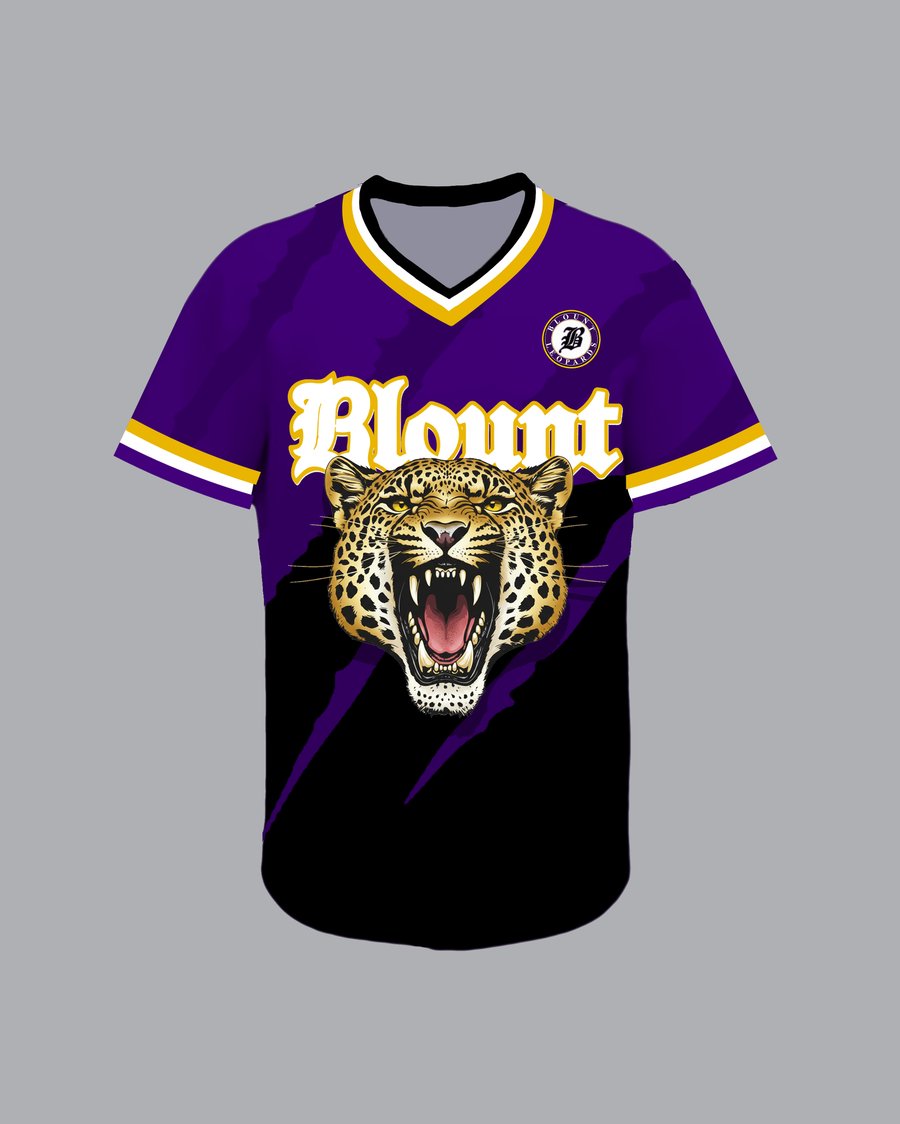 Image of Blount Leopard Pullover Jersey