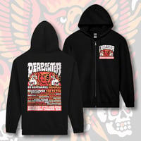 Official DOW 2026 Festival Zip Up Hoodie Design • ORANGE