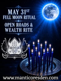 Open Roads & Wealth Rite — May 31st Full Moon Candle Working