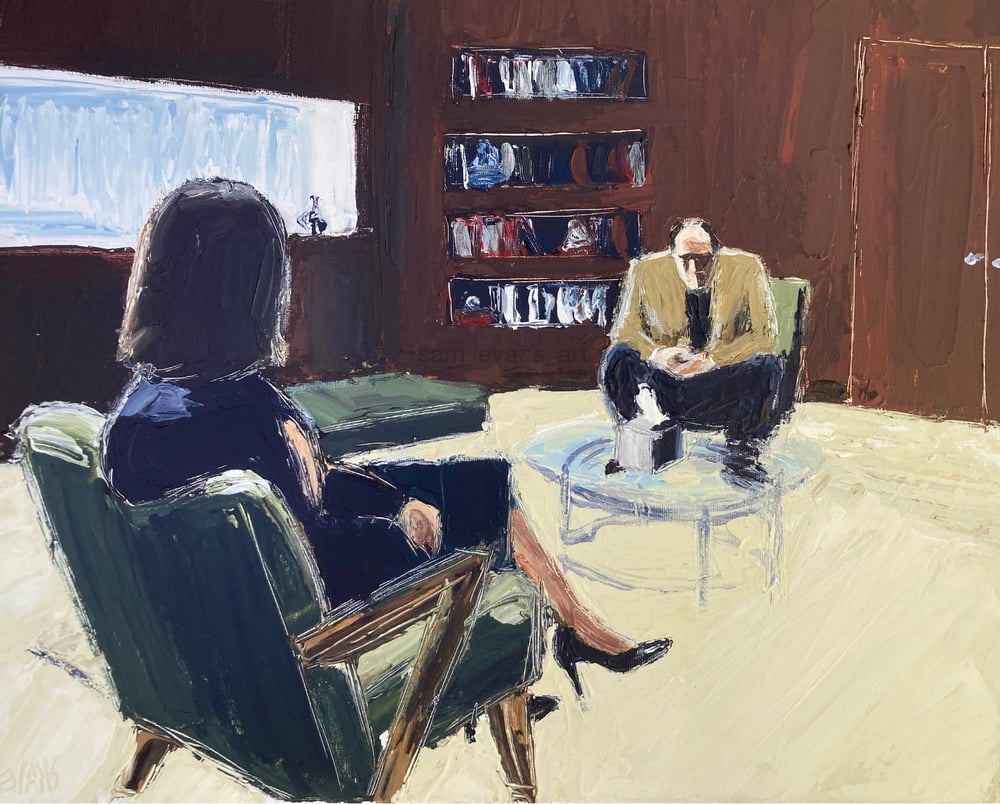 Image of Is this all there is? (Original on canvas)