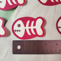 Image 4 of Skelly Fish ~ Stickers