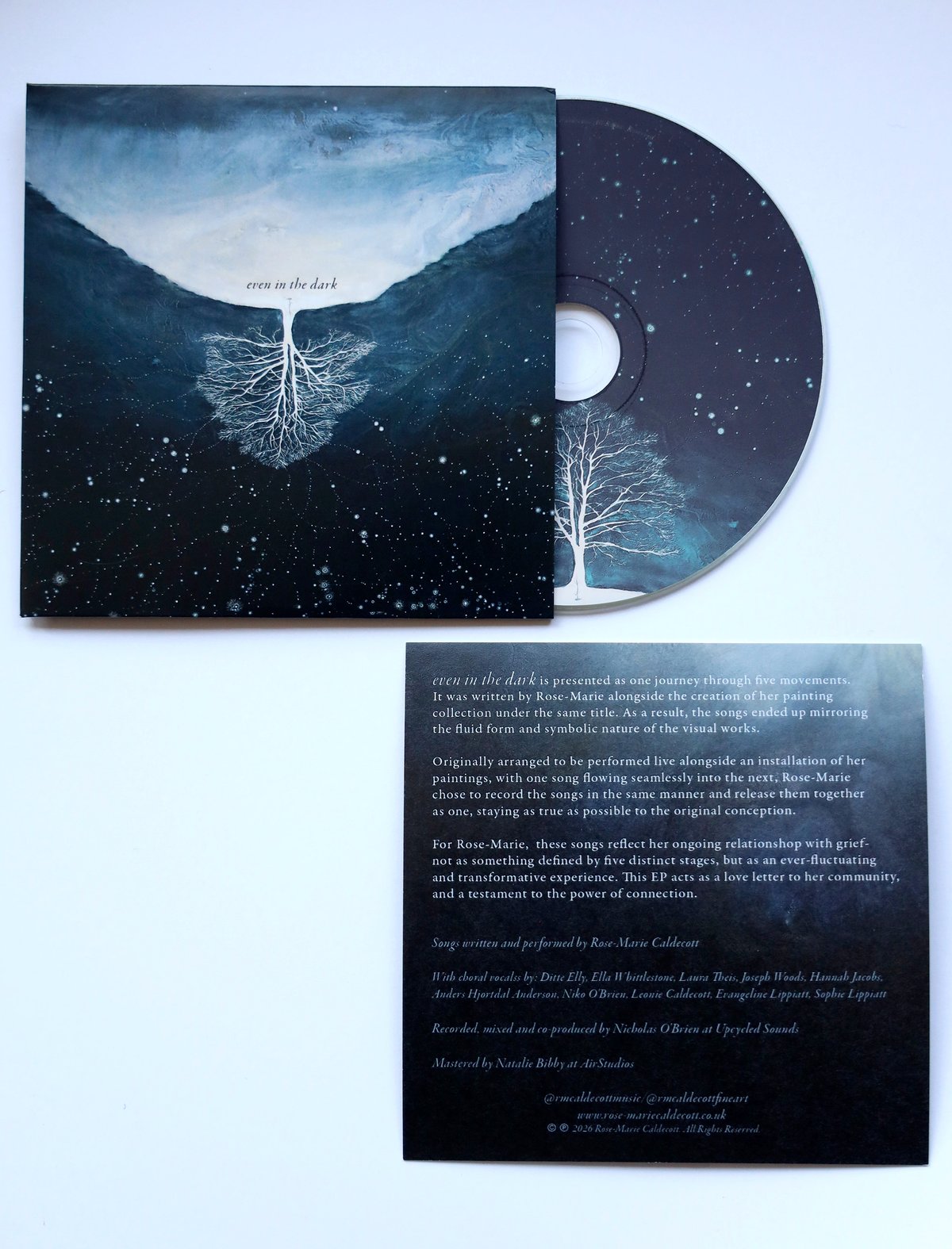 'Even In The Dark' CD + Lyric Cards