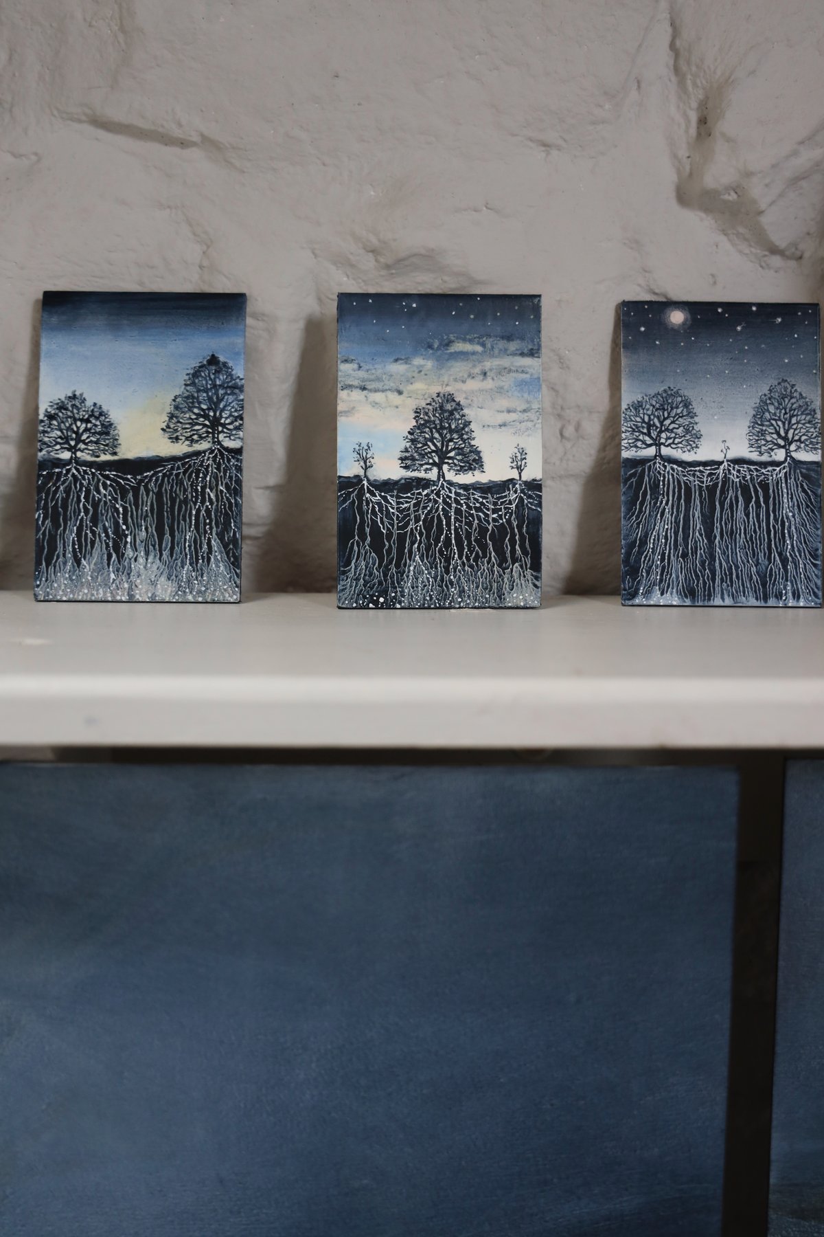 'We Are Deeply Rooted' Original Miniature Painting