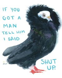 tell him.      8x10, 5x7 print