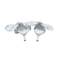 Image 3 of WHITE BOW heel 39