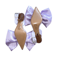 Image 3 of LILAC BOW heel 40