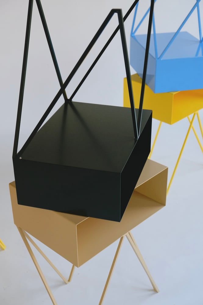 Image of Ex-display deep green Robot side table 