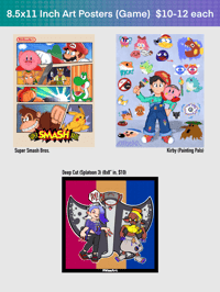 Image 1 of Medium Art Prints - 8.5x11” (Choose a Design)