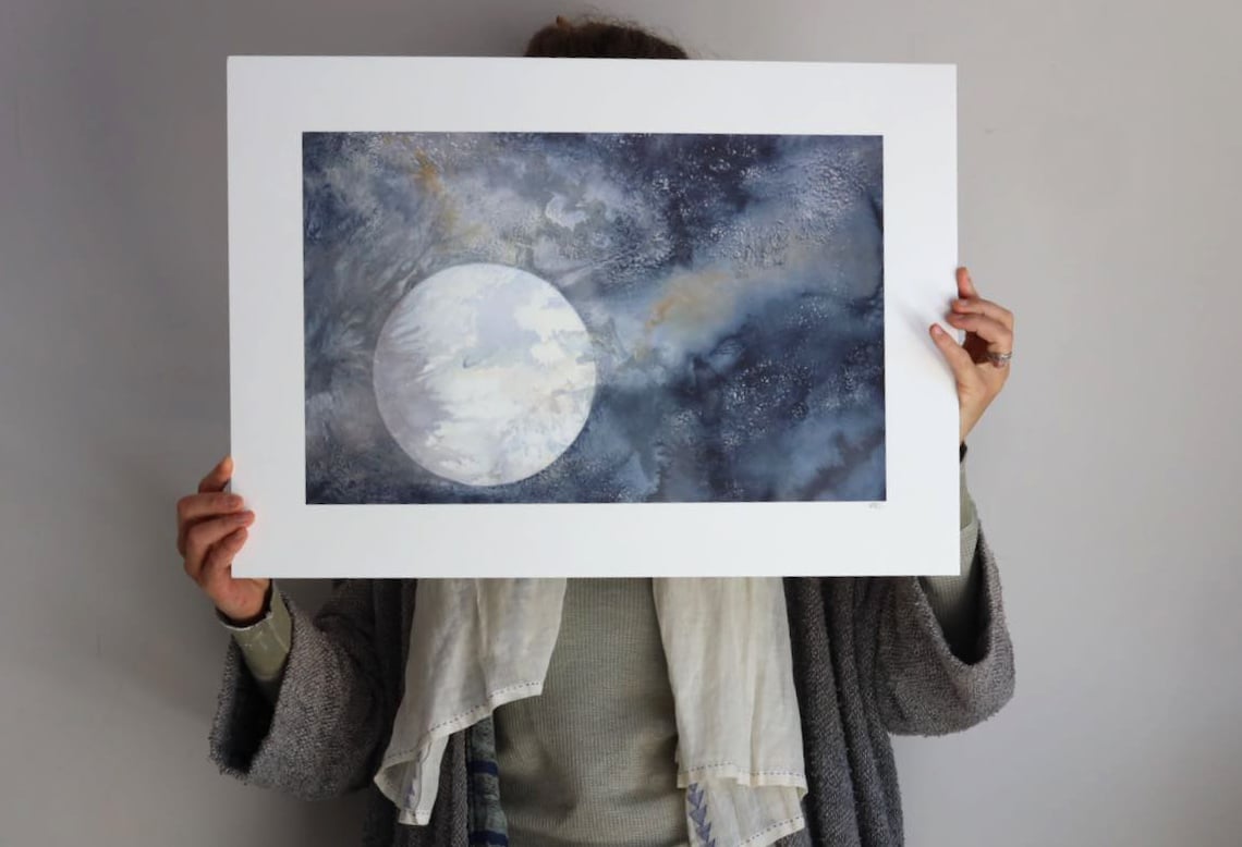 'Celestial Body 1' Large A2 Print