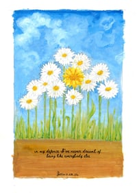 In My Defence - Daisy (A4 Poster) 