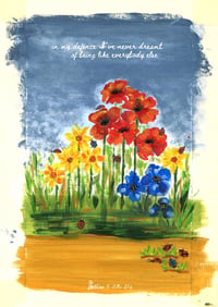 In My Defence - Ladybug (A4 Poster)