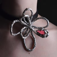 Image 1 of Metal Petal Choker (Big/Medium)