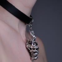 Image 3 of Crystal's Cage Choker (Big/Small