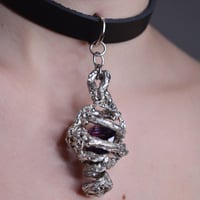 Image 1 of Crystal's Cage Choker (Big/Small