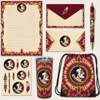 Image 4 of SEMINOLES FANS ONLY TIE DYE STATIONARY GIFT SET