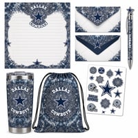 GO COWBOYS TIE DYE STATIONARY GIFT SET 