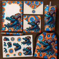 Image 2 of FLORIDA GATORS INSPIRED TIE DYE STATIONARY GIFT SET