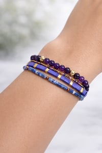 Image 2 of Gold and Purple Stack