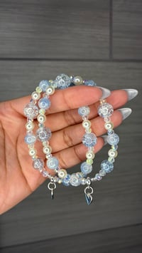 Baby Blue Heart Bracelet