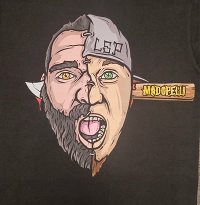 Image of MADOPELLI MUSIC: 2 FACE Logo Tshirt 
