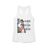 Image 1 of Vintage Kitchen T-Shirt — "Bless Your Heart" Retro Housewife Women's Graphic Ideal Racerback Tank