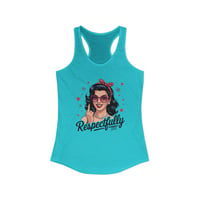 Image 10 of Respectfully Retro Tank — Vintage Pinup Women's Ideal Racerback Tank