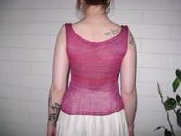 Image 4 of iris square neck top