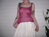 Image 1 of iris square neck top