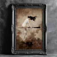 Image 2 of Departure for the Sabbath - Witch Art Print