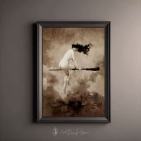 Image 4 of Departure for the Sabbath - Witch Art Print