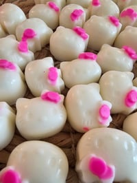 Image 2 of Pink Plumeria Tea Cakes -a Rocky Top Wax Works exclusive custom houseblend fragrance 