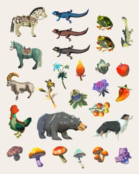 Zelda Sticker Sheet 8x10