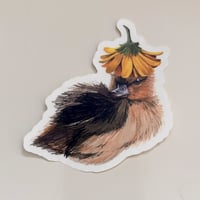 Image 2 of Flower Duck Sticker 3x3