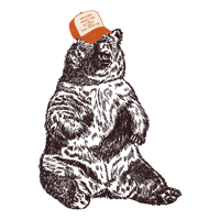 Image 1 of Women love me, fish fear me Bear Sticker 2x3