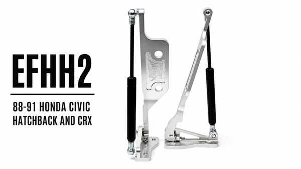 Image of 1988-1991 Honda CRX/HATCH billet hood hinges 
