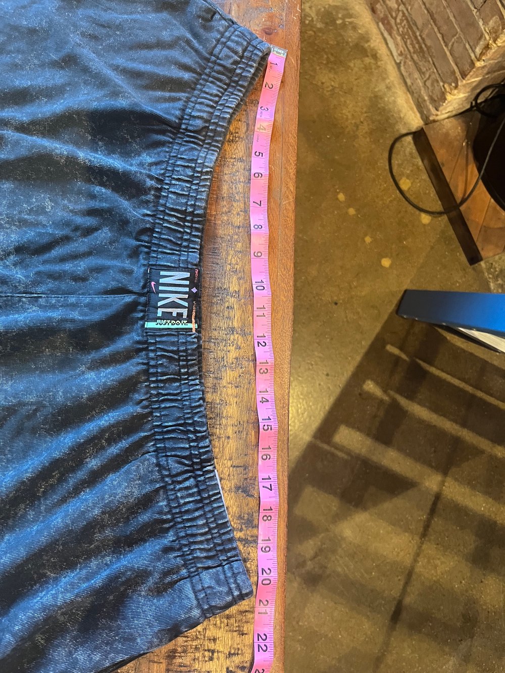2XL NIKE BLACK ACID WASH CLIPPERS LOGO BLACK INK