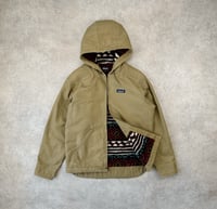 Image 1 of Patagonia Canvas Work Hoody Khaki Aztec Medium Mens