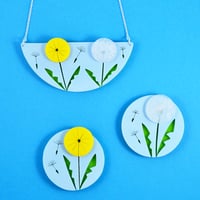 Image 1 of Dandelion Necklace and Brooches