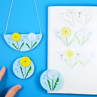 Image 17 of Dandelion Necklace and Brooches