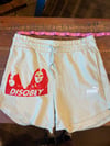 M "DISOBEY" SHORTS RED INK