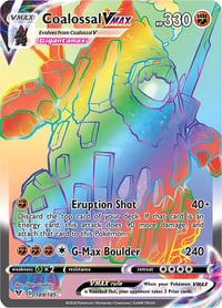Coalossal VMAX (Secret) - SWSH04: Vivid Voltage - Near Mint