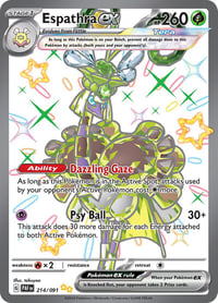 Espathra ex - 214/091 - SV: Paldean Fates - Near Mint