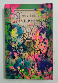 Sean Worrall - Painting On found Books 3 - Moliere, Five Plays...