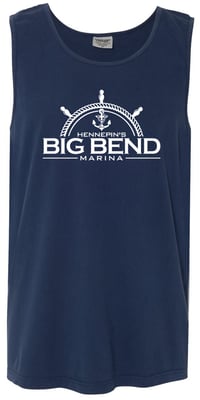 Image 1 of Comfort Colors Unisex Tank Top in Navy, Denim, Melon, Seafoam, or Chambray Blue