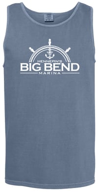 Image 2 of Comfort Colors Unisex Tank Top in Navy, Denim, Melon, Seafoam, or Chambray Blue