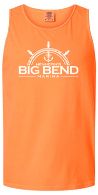 Image 3 of Comfort Colors Unisex Tank Top in Navy, Denim, Melon, Seafoam, or Chambray Blue