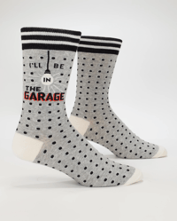 Image 1 of I'll Be In The Garage Men's Crew Socks