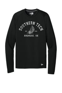 NEW ERA LONG SLEEVE TEE BLACK